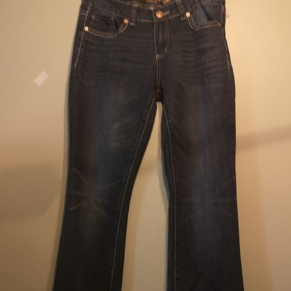 Ladies slim boot cut jeans 10 - Picture 1 of 6